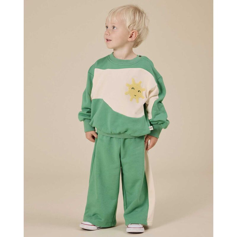 Goldie + Ace Sunshine Piped Panel Sweatshirt 3-5Y image number 1